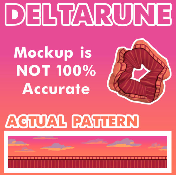 TOP OF THE CASTLE - Deltarune Scrunchie