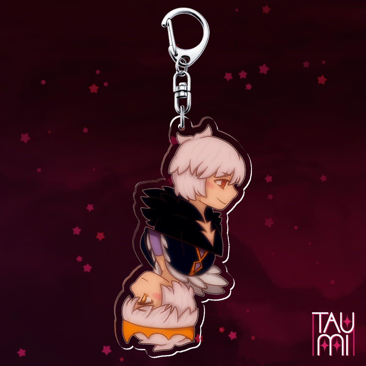 (Fanart) Princess Tutu Crow Mytho/Siegfried Acrylic Keychain