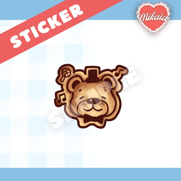 FREDDY FAZBEAR COOKIE Sticker! | FNAF , FIVE NIGHTS AT FREDDYS | By Mikaia