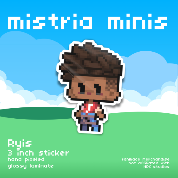 Mistria Minis Ryis Vinyl Sticker