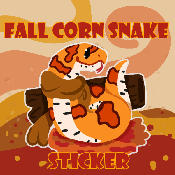 Fall Corn Snake Sticker