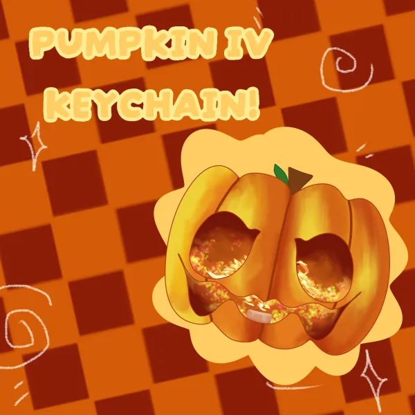 Pumpkin IV keychain!