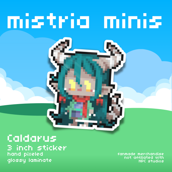 Mistria Minis Caldarus Vinyl Sticker