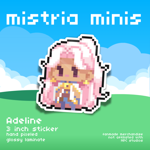 Mistria Minis Adeline Vinyl Sticker