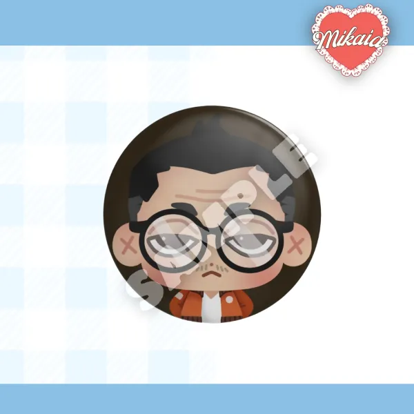 KIM KITSURAGI Button Pin! | DISCO ELYSIUM | By Mikaia