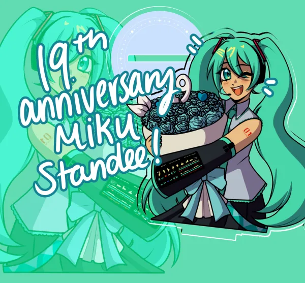 [Vocaloid] 19th anniversary!!! - Clear Acrylic Standee