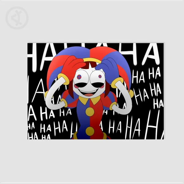 Pomni loses it (The Amazing Digital Circus) - Poster/Print
