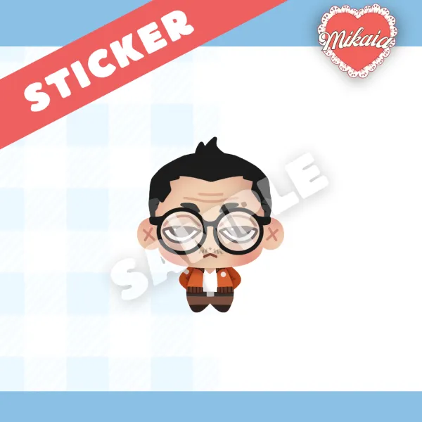 KIM KITSURAGI Acrylic Keychain! | DISCO ELYSIUM GAME