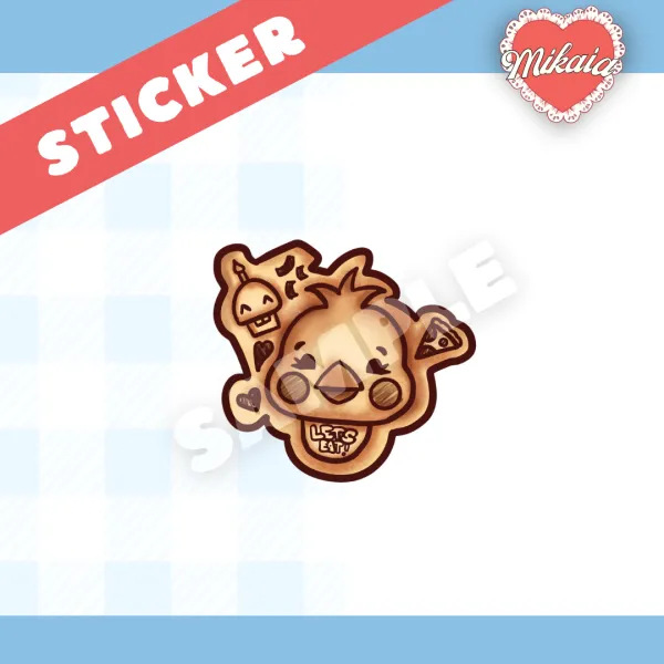 CHICA COOKIE Sticker! | FNAF , FIVE NIGHTS AT FREDDYS | By Mikaia