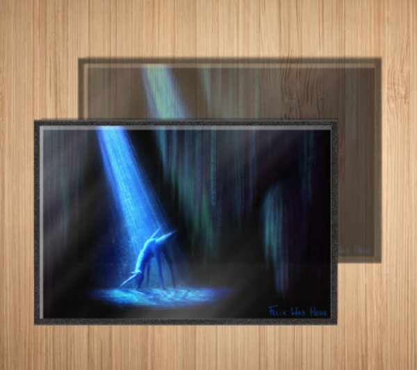 Acrylic Light Catcher Print || Unicorn