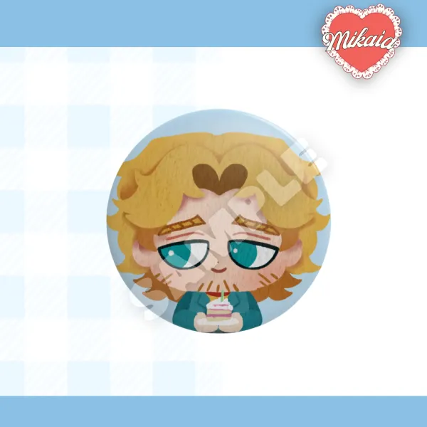 CURLY (Pre-Crash) Button Pin! | MOUTHWASHING | By Mikaia