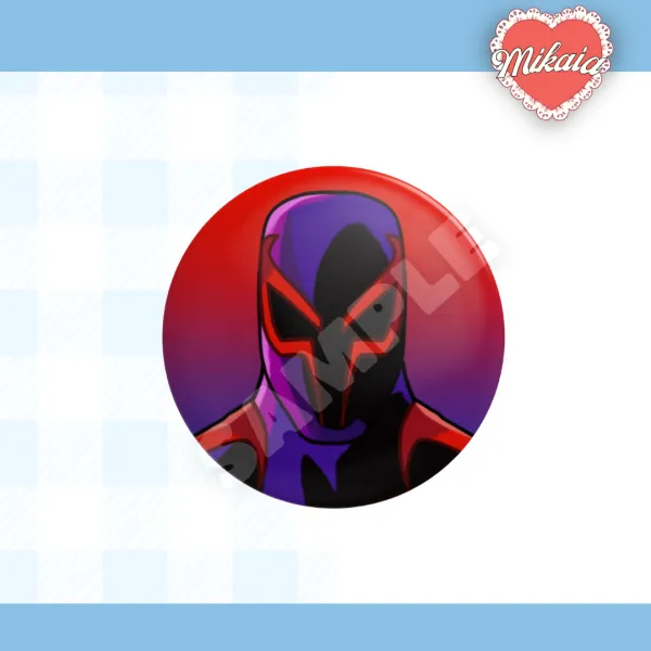 MIGUEL O'HARA Button Pin! | SPIDERVERSE , SPIDERMAN 2099 | By Mikaia