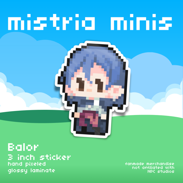 Mistria Minis Balor Vinyl Sticker