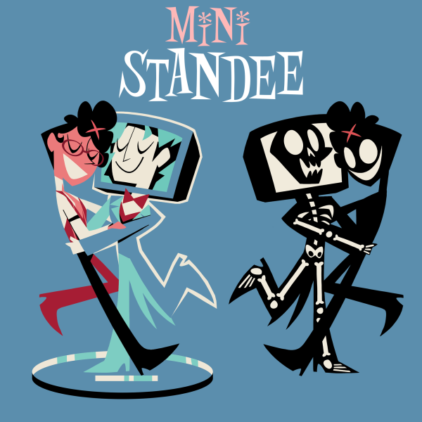 Murdermedia standee (mini)