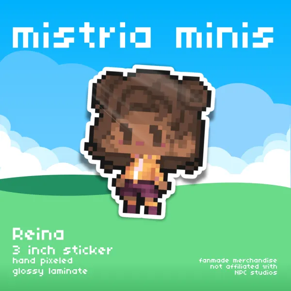 Mistria Minis Reina Vinyl Sticker