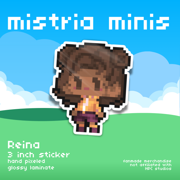 Mistria Minis Reina Vinyl Sticker
