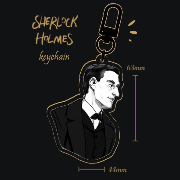 [SHERLOCK HOLMES] Clear Keychains