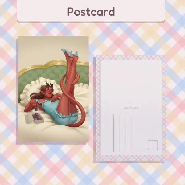 👠 Pin Up Egg - OC Postcard