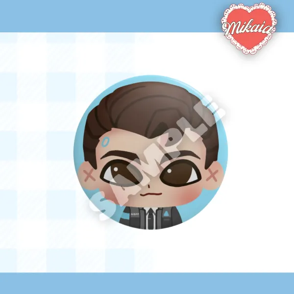 CONNOR RK800 Button Pin! | DBH DETROIT BECOME HUMAN | By Mikaia