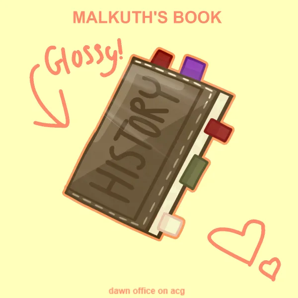 Malkuth's book Die-Cut Sticker