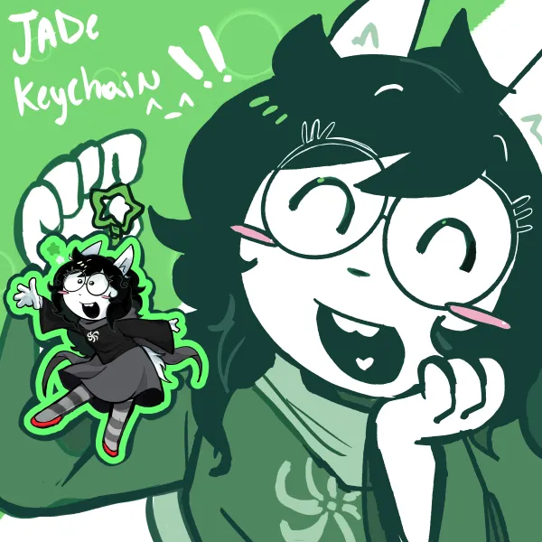 Jade harley Keychain!!