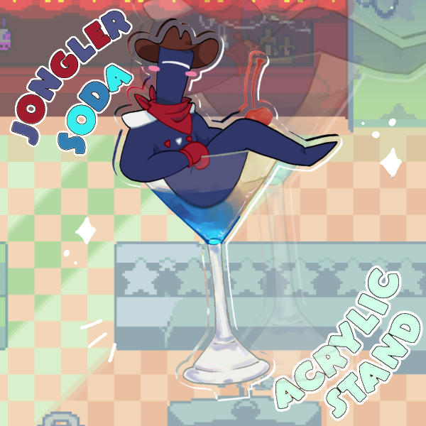 "Jongler" (Deltarune) Acrylic Standee