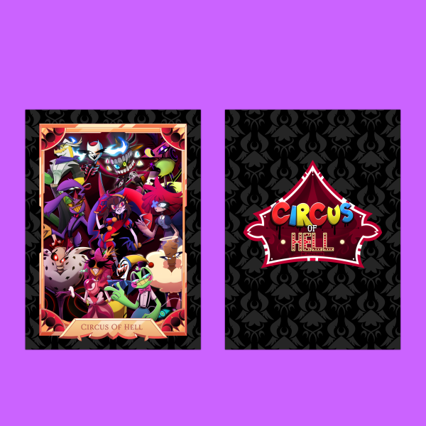 Circus of Hell πͺπ₯Card | Hazbin Hotel x The Amazing Digital Circus Au Fanmade | Potainasor β€οΈβ¨οΈπ€ Holographic Photocard