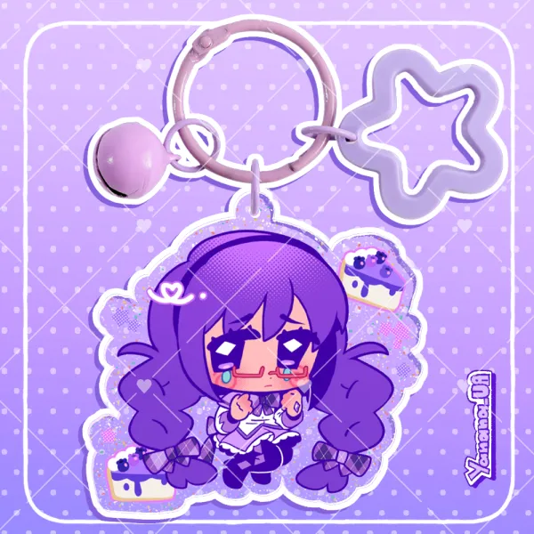Akemi Homura - Glitter Keychain