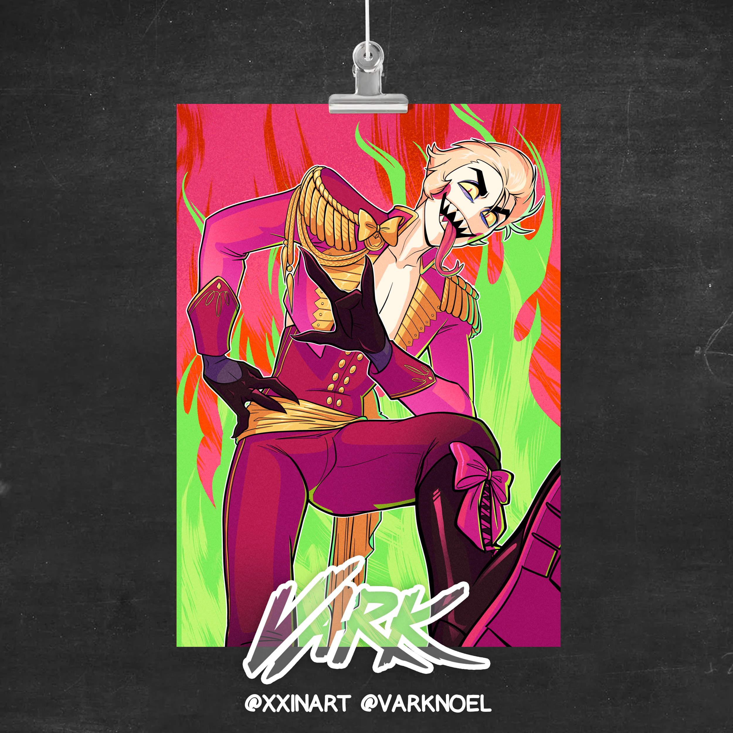 Respect Pink Lucifer A4 Poster Printing