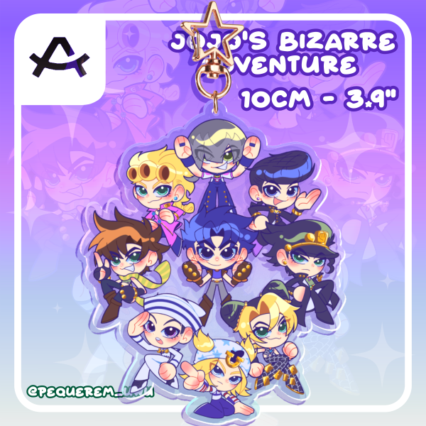 ★ Joestars - Jumbo Keychain ★