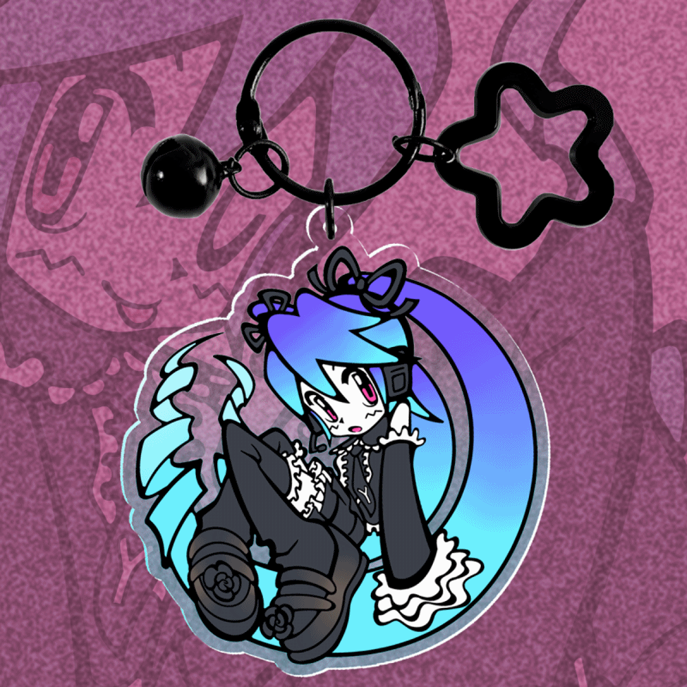 Infinity Miku Acrylic Keychain