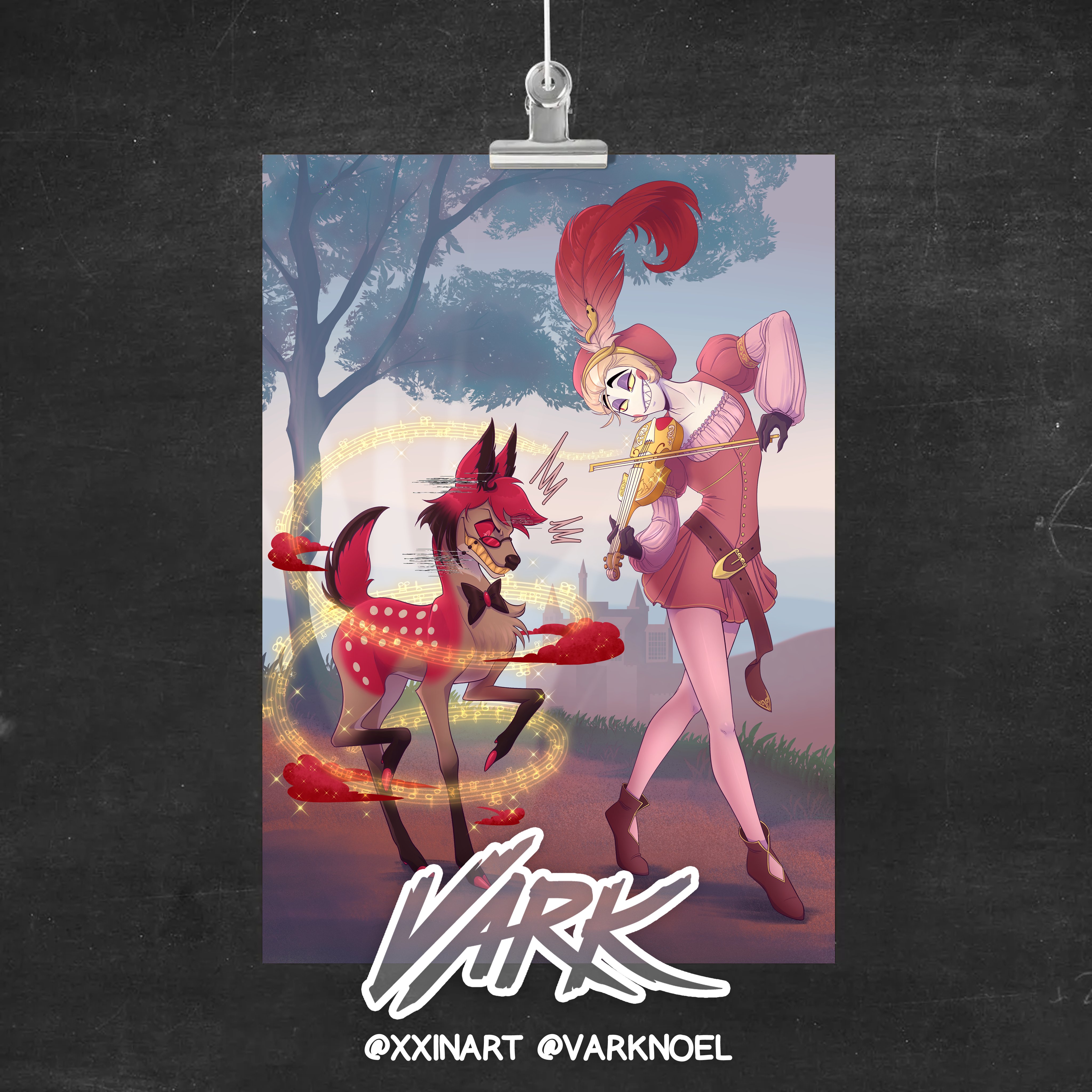 Fairytale Pink Lucifer A4 Poster Printing