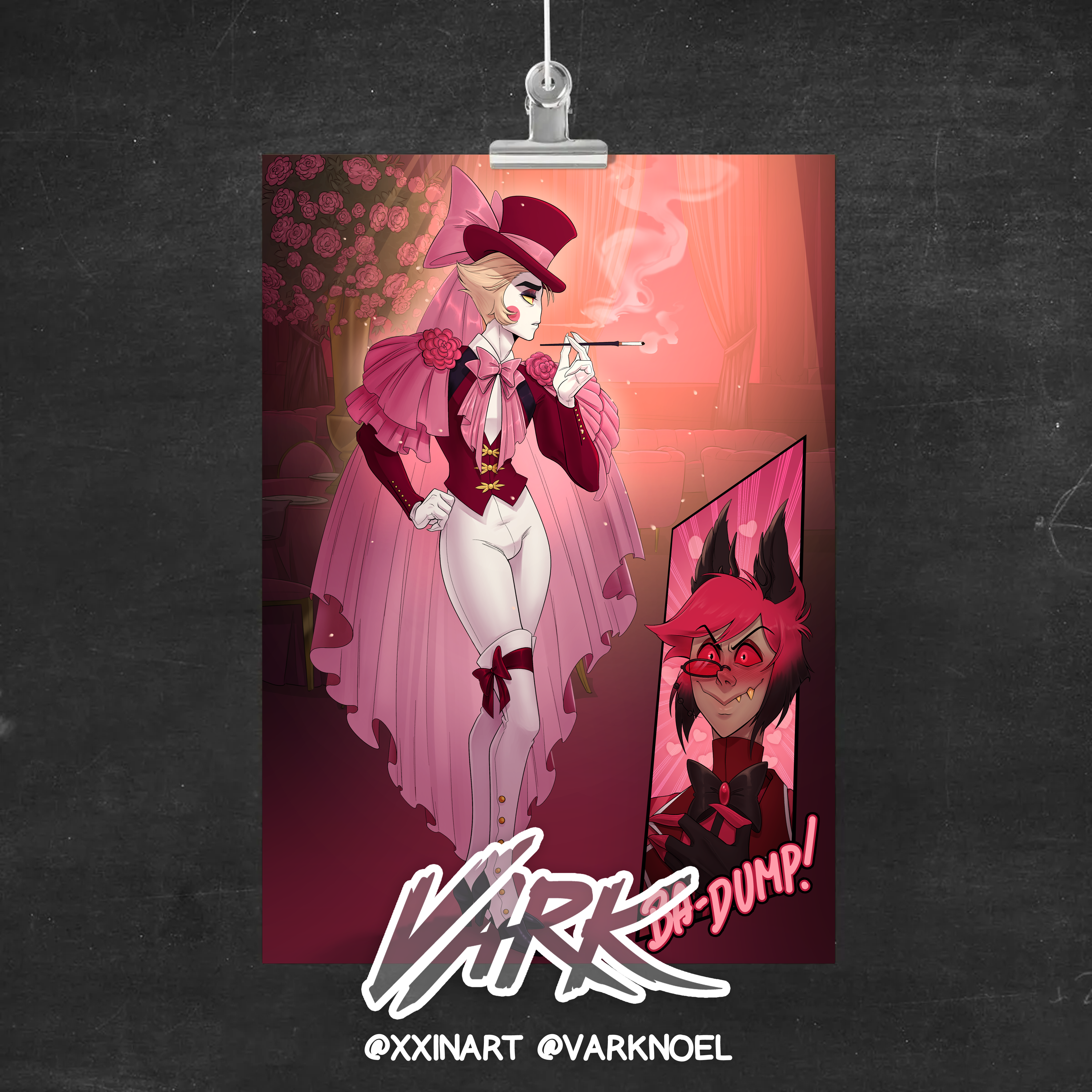 Elegance Pink Lucifer A4 Poster Printing