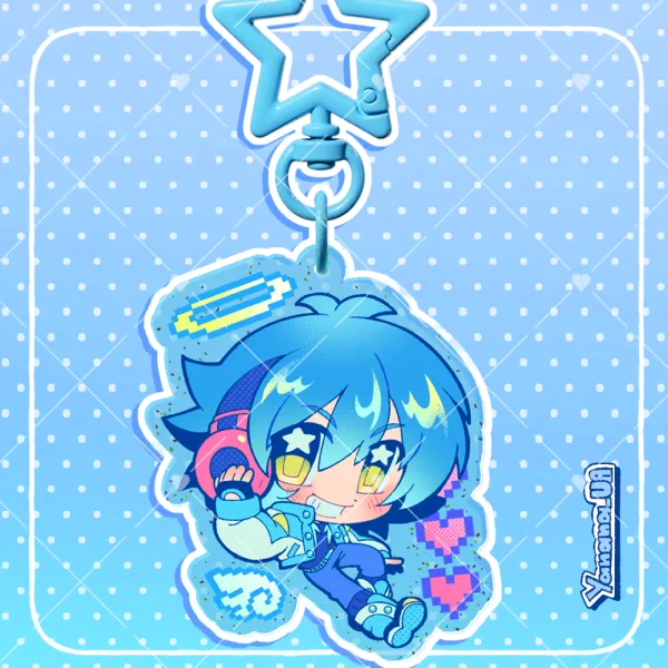 Aoba Seragaki - Glitter Keychain