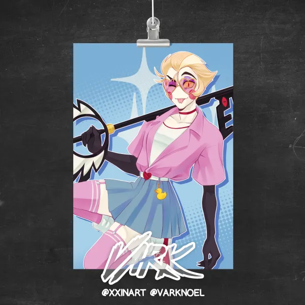 Look Good Pink Lucifer A4 Poster Printing