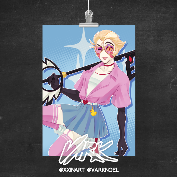 Look Good Pink Lucifer A4 Poster Printing
