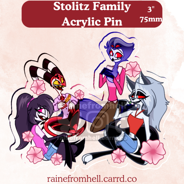 [3" Acrylic Pin] Stolitz Family