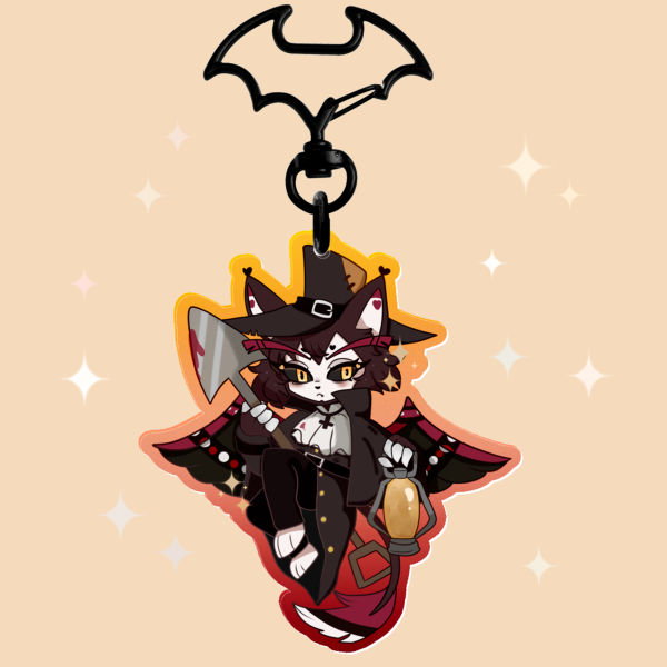 Grave digger Husk | Hazbin Hotel keychain