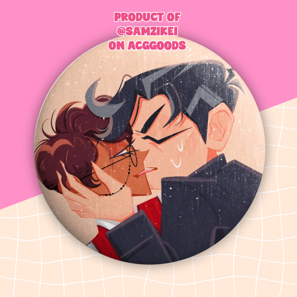 Murdermedia Chu Button Pin