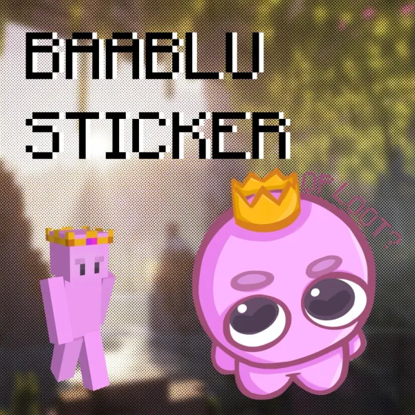 Baablu Sticker