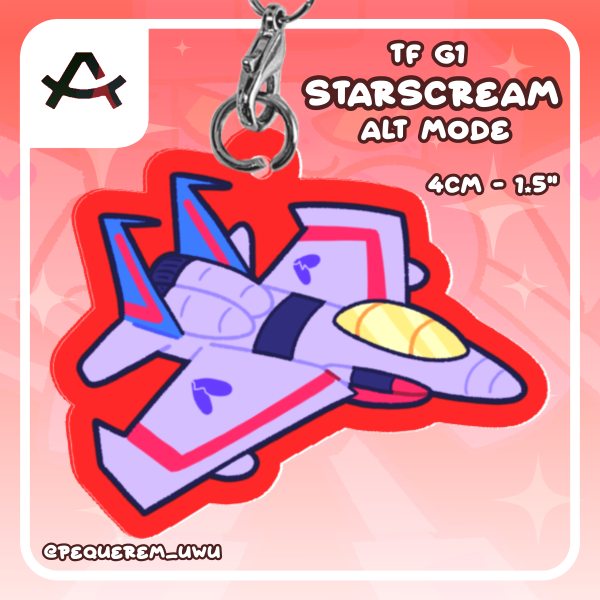 ✦ G1 Starscream Altmode - Phonecharm ✦