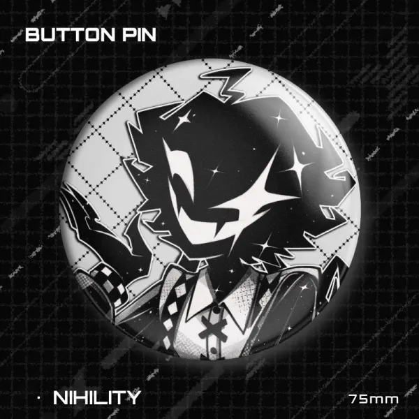 Achromatic Nihility (Button Pin)
