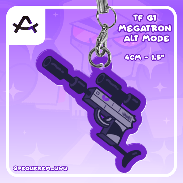 ✦ G1 Megatron Altmode - Phonecharm ✦