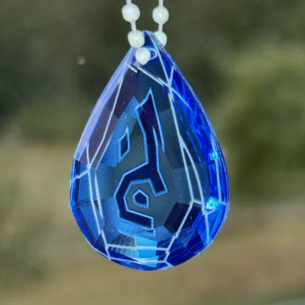 Acceleration rune 3D keychain