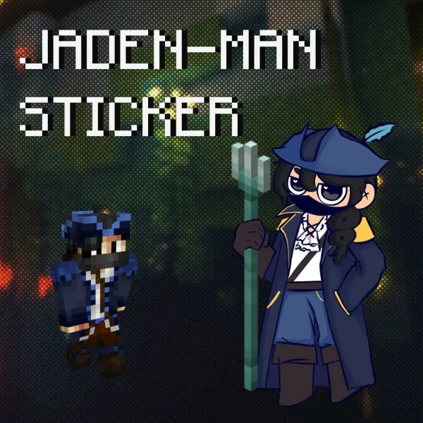 Jaden-MAN Sticker