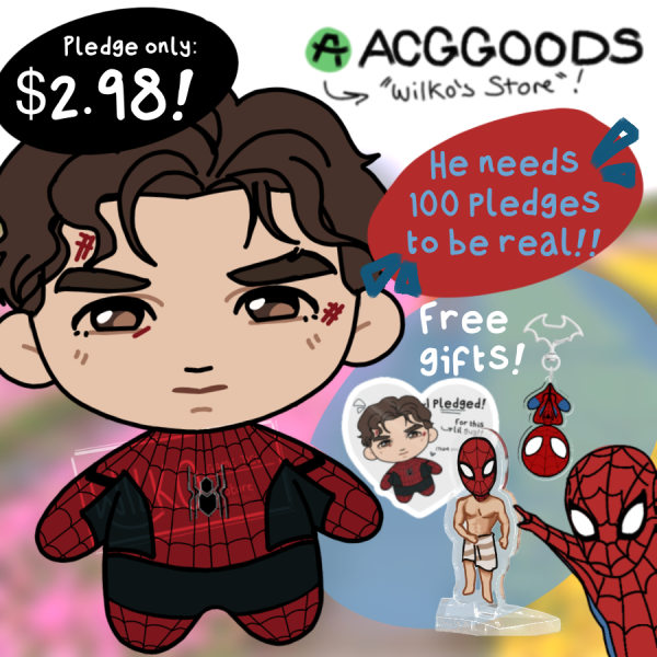 Spider-Man Peter Parker Fan Plushie!