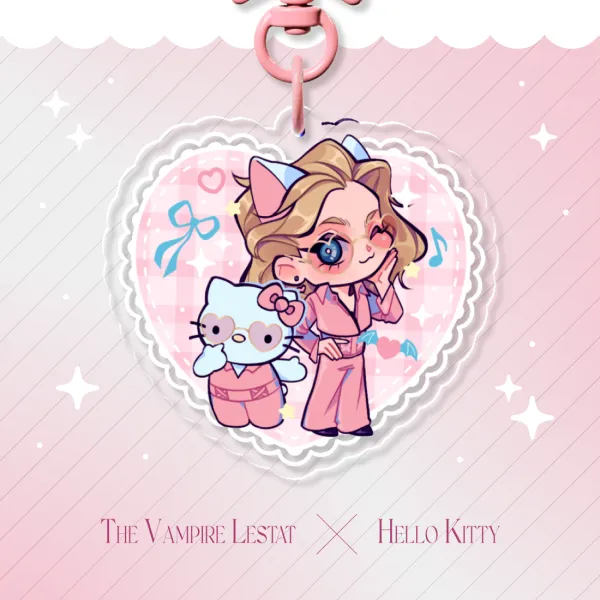 Kitty Lestat Acrylic Keychain