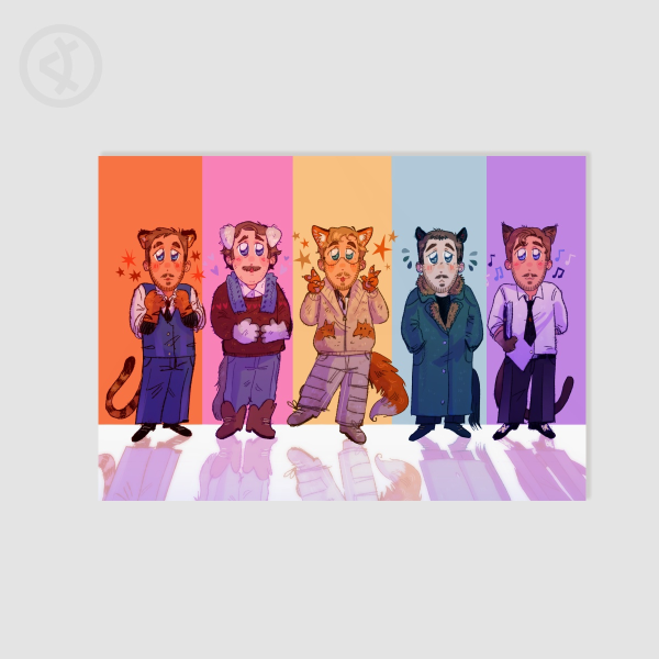 Kemonomimi Goslings (print)