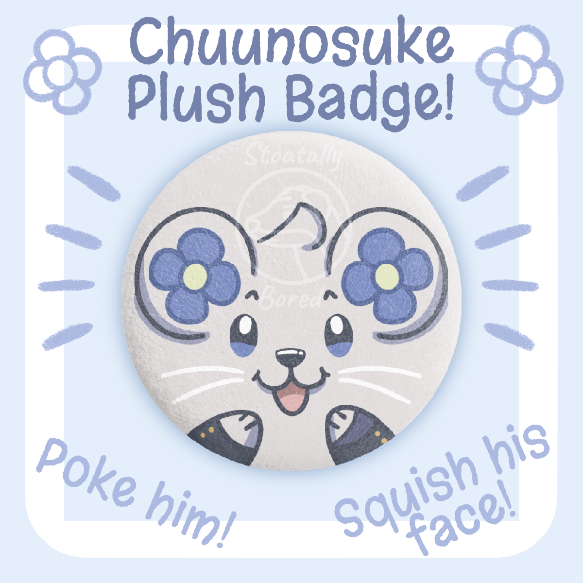 Chuunosuke TGAA Soft Plush Badge