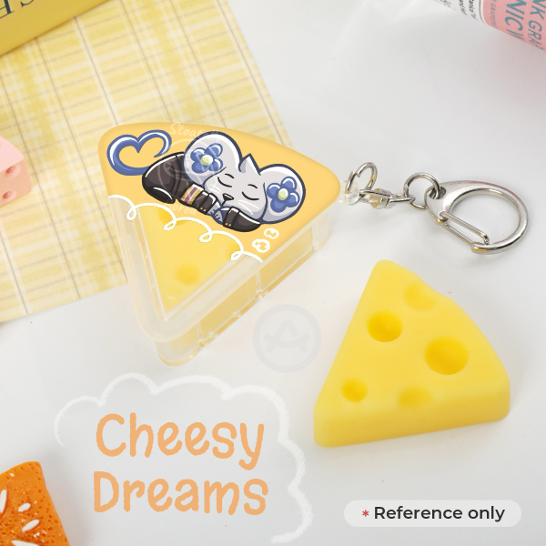 Chuunosuke Cheesy Dreams - TGAA Cheese Keychain
